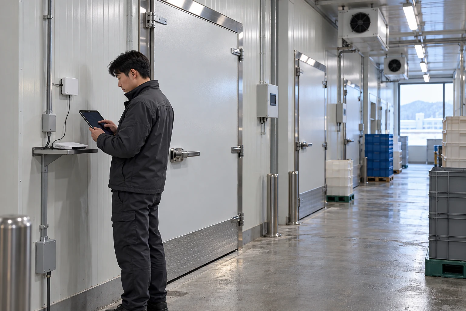 LTE 수신과 냉장창고 안의 Wi-Fi 연결을 따로 살펴보세요