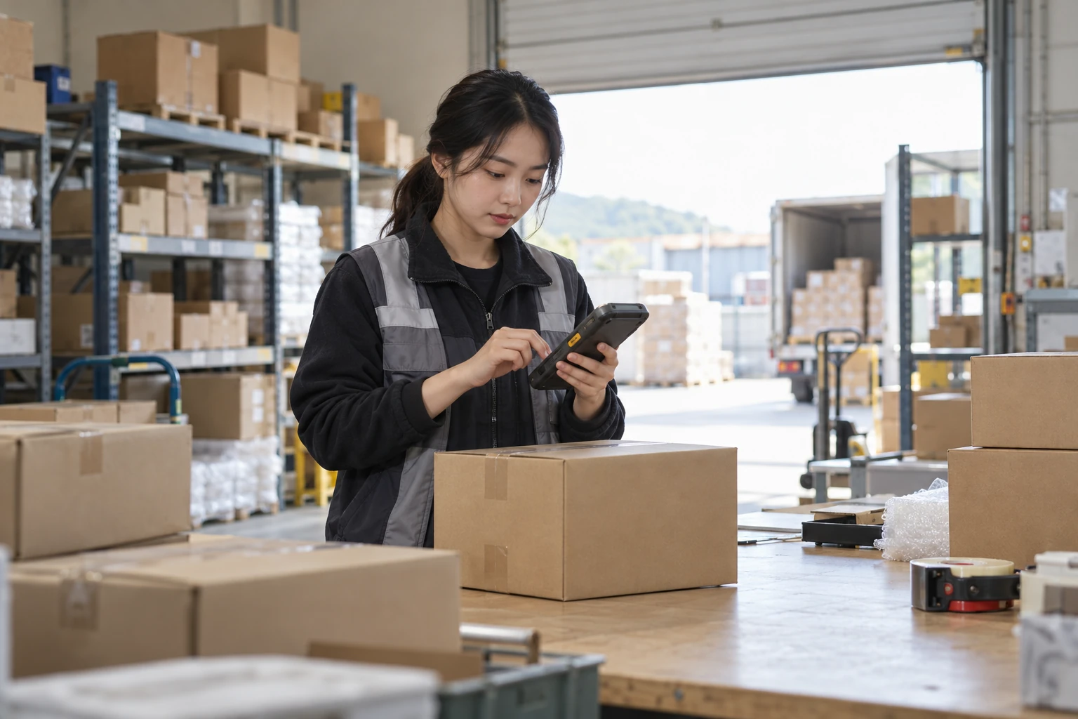 임시 창고 재고 실사, PDA는 스캔되는데 전산 수량이 안 바뀐다면?